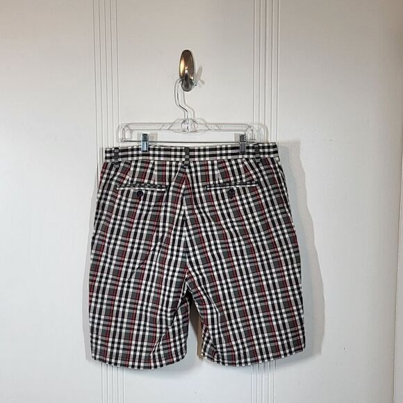 Daniel Cremieux Men's Plaid Cotton Shorts - Picture 2 of 8